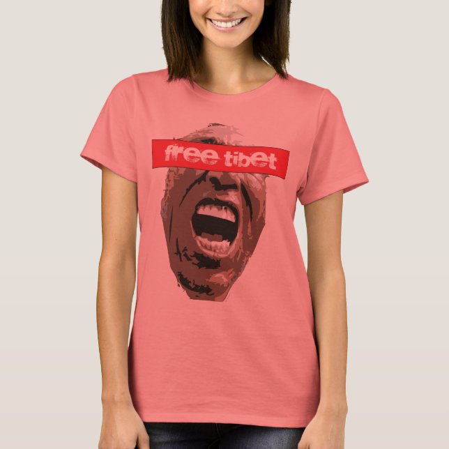 T-shirt tibet libre (Devant)