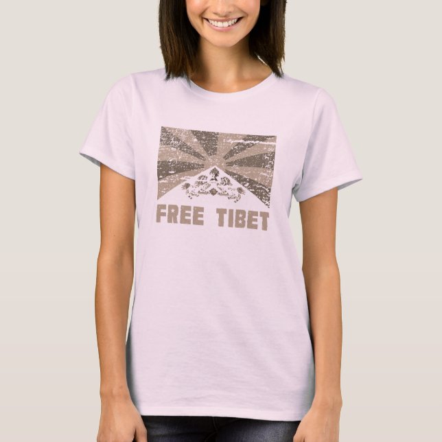 T-shirt Tibet libre (Devant)