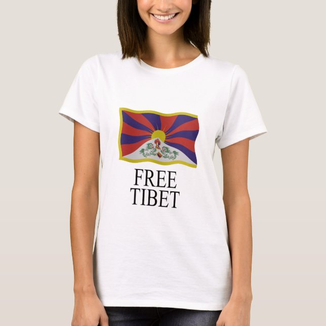 T-shirt Tibet libre (Devant)
