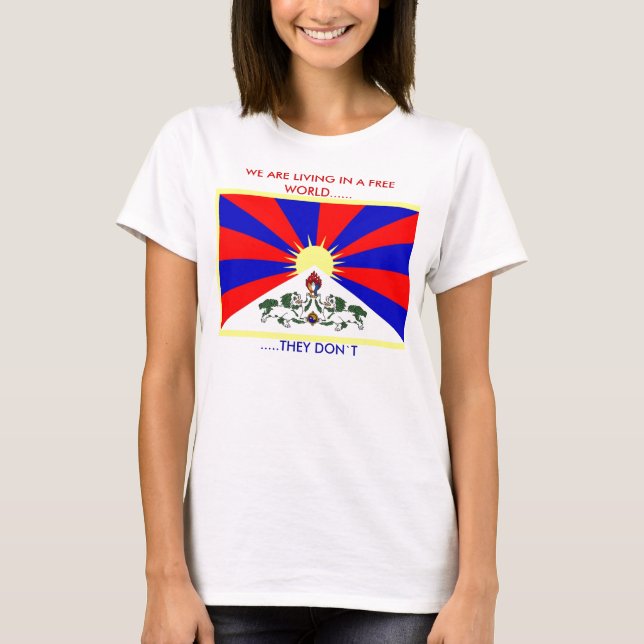 T-shirt Tibet libre (Devant)