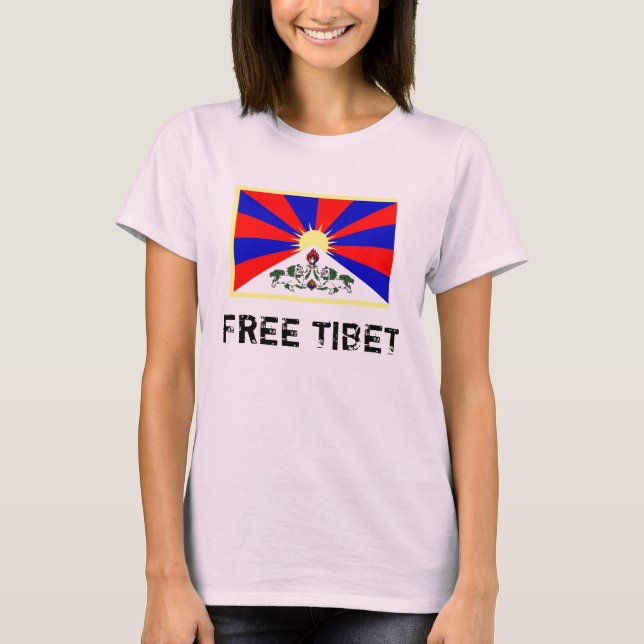 T-shirt tibet libre (Devant)