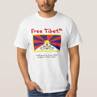 T-shirt Tibet libre