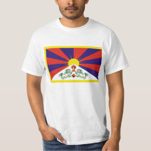 T-shirt Tibet libre - Drapeau tibétain