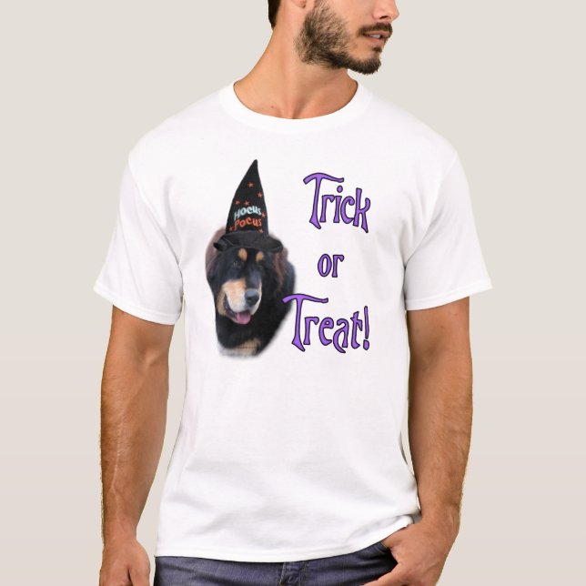 T-shirt Tibétain Mastiff Trick (Devant)