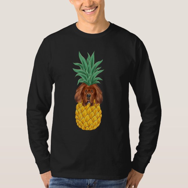 T-shirt Tibetan Mastiff Pineapple Dog (Devant)