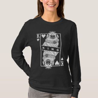 T-shirt Tibetan spaniel King Of Hearts Chien Pop