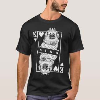 T-shirt Tibetan spaniel King Of Hearts Chien Pop
