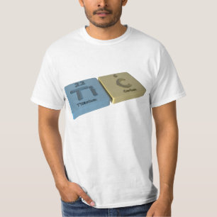T-shirt Tic comme titane de Ti et carbone de C