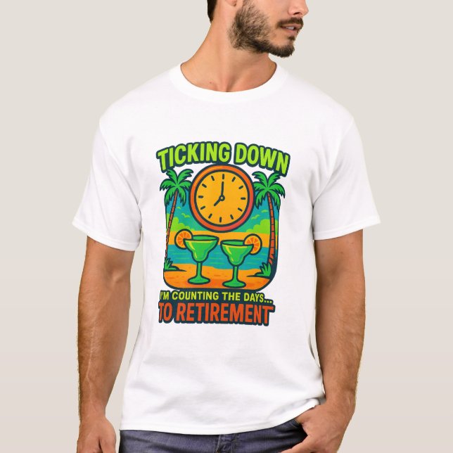 T-shirt ⏳ Tic-Tac… Le Paradis Vous Appelle ! (Devant)