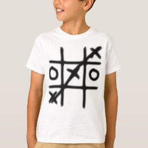 T-shirt Tic Tac Toe - 3 dans une rangée
