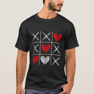 T-shirt Tic-tac-toe de la Saint-Valentin Xo-xo Cadeau drôl
