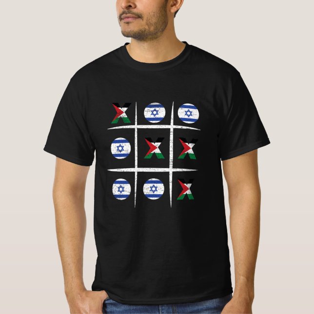 T-shirt Tic Tac Toe Game Lover Cadeau pour palestine (Devant)