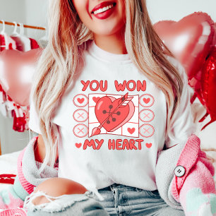 T-shirt Tic-Tac-Toe Heart Valentine