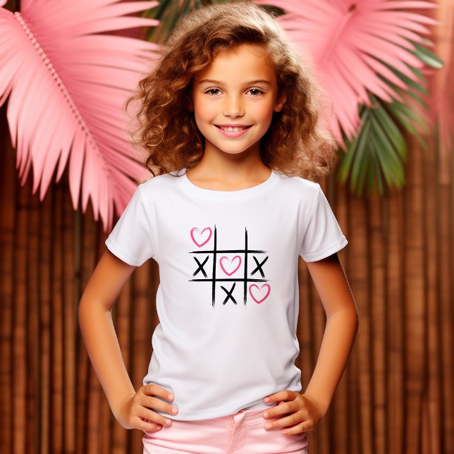 T-Shirt Tic Tac Toe - L'amour gagne toujours (Créateur téléchargé)