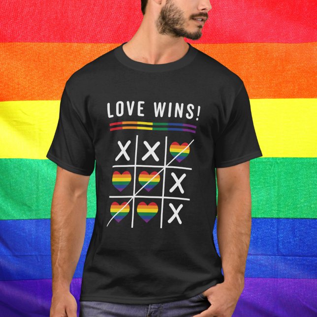 T-shirt Tic Tac Toe Loe gagne le Gay pride LGBTQ (Créateur téléchargé)