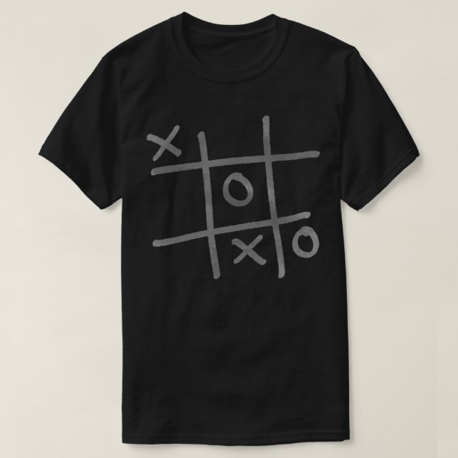 T-shirt Tic Tac Toe Noughts and Crosses Gamers (Design devant)