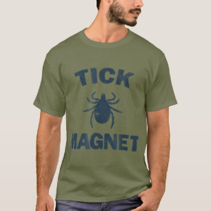 T-shirt Tick Magnet Funny Camping et Randonnée Bug