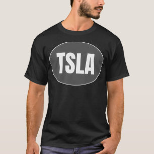 T-shirt Ticker TSLA