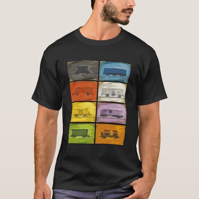 T-shirt Ticket pour faire le tour Trains Classic (Devant)