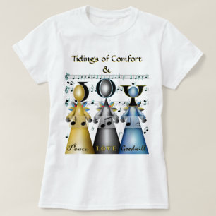 T-shirt Tidings of Comfort and Joy Christmas Carolers