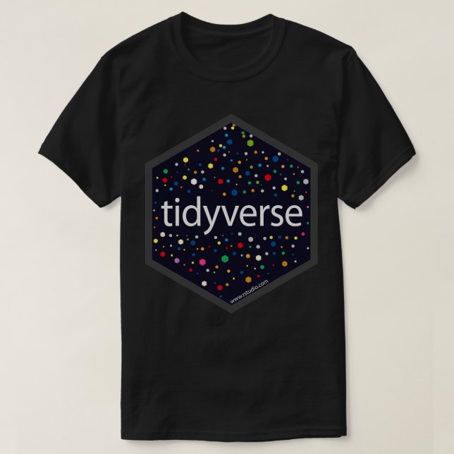 T-shirt Tidyverse RStudio DataScience (Design devant)