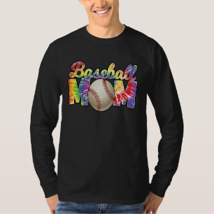 T-shirt Tie and Dye Maman de Baseball Maman de Sof