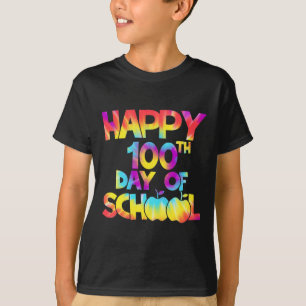 T-shirt Tie Dye 100 Jours De L'École 100E Jour De Thé De L