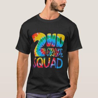 T-shirt Tie Dye 2e année Escouade Enseignant Élève Premier