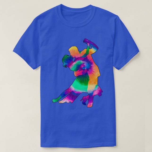 T-shirt Tie Dye ballroom danse 1 (Design devant)