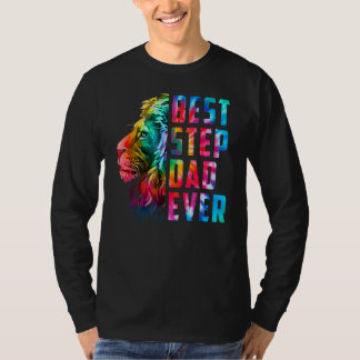 T-shirt Tie Dye Best Step Papa Jamais Cool Grand-père Père
