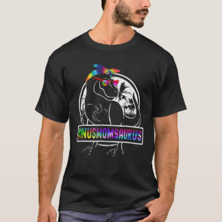 T-shirt Tie Dye Bonusmomsaurus Bonus Maman Dinosaure Rex M