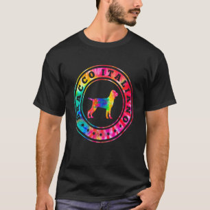 T-shirt Tie Dye Bracco Italiano Chien Maman Papa Pet
