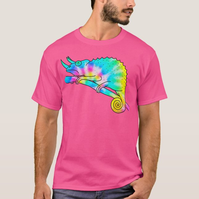 T-shirt Tie Dye Chameleon (Devant)