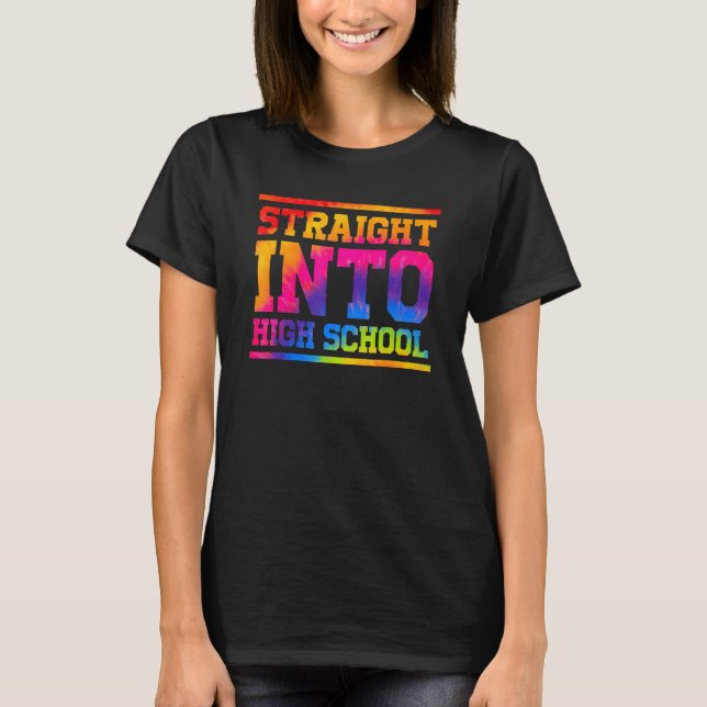 T-shirt Tie Dye Directement Dans Le Lycée Enseignant Retou (Devant)