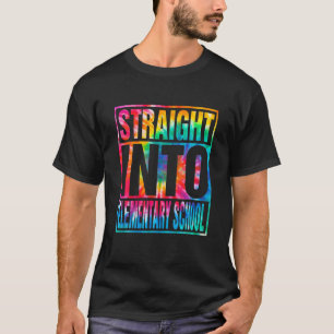 T-shirt Tie Dye Directement Dans L'École Primaire Retour À