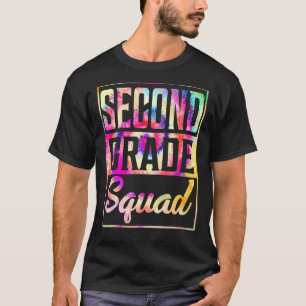T-shirt Tie Dye Enseignant de 2e année d'équipe d'abord re