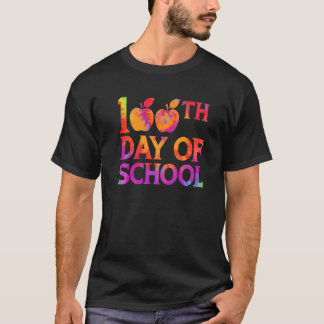 T-shirt Tie Dye Enseignants 100e jour de l'école