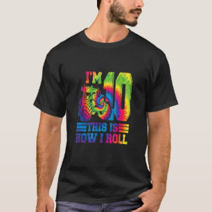 T-shirt Tie Dye Ferme Tracteur 10e fête d'anniversaire 10