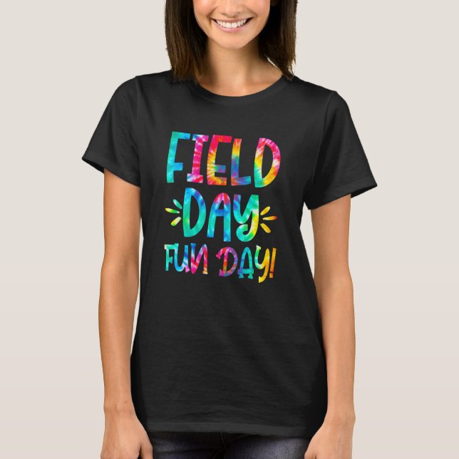 T-shirt Tie Dye Field Day Vibes Dernier Day Of School Fiel (Devant)