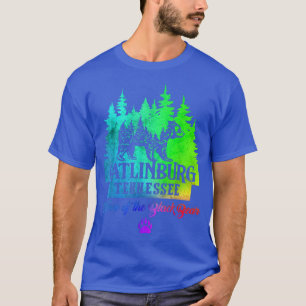 T-shirt Tie Dye Gatlinburg Tennessee Ours Great Smoke Moun