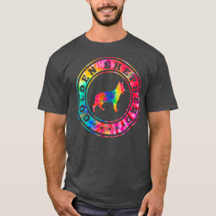 T-shirt Tie Dye Golden Berger Chien Maman Papa Pet Amant 