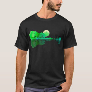 T-shirt Tie Dye Guitare Lac Shadow