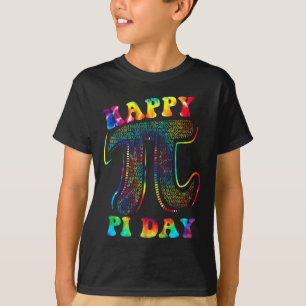T-shirt Tie Dye Joyeux Pi Jour 3.14 Maîtrise Enseignants E