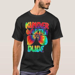 T-shirt Tie Dye Kindergarten Mec Premier Jour De L'École R