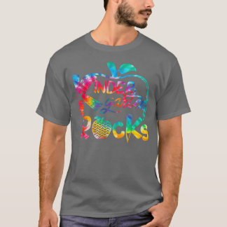 T-shirt Tie Dye Kindergarten Rocks Chemise Retour À L'Écol