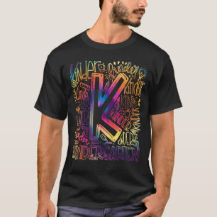 T-shirt Tie Dye Kindergarten Teacher Shirt