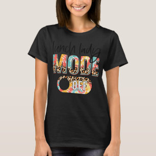 T-shirt Tie Dye Léopard Déjeuner Lady Mode Off Joyeux Dern
