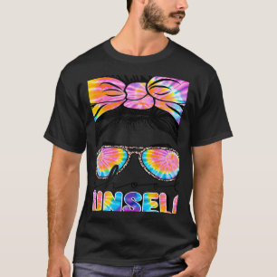 T-shirt Tie Dye Messy Bun Conseiller scolaire Orientation