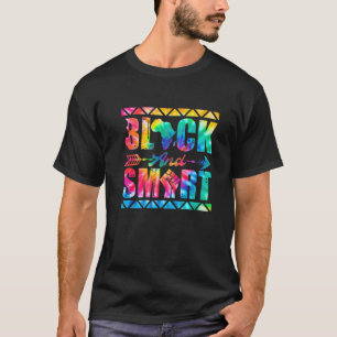 T-shirt Tie Dye Noir Et Smart Jundixième Noir Histoire Mon