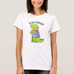T-shirt Tie-dye-nosaur Blague de dinosaure drôle